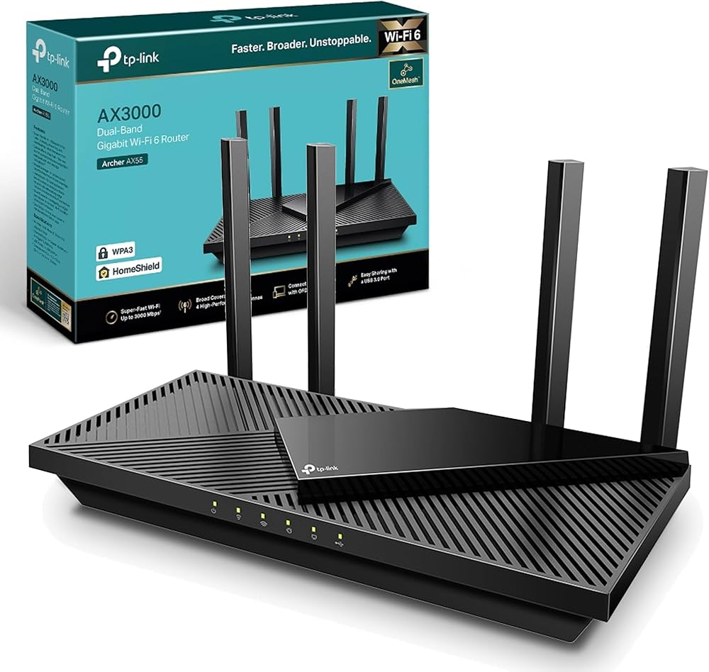 Routeur TP-Link AX55 Wi-Fi AX3000 Mbps