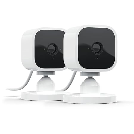[840080599762] Blink Mini | Caméra d'intérieur - 2 caméras (Blanc)