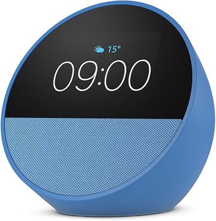 [840268960766] Amazon Echo Spot Bleu (modèle 2024)