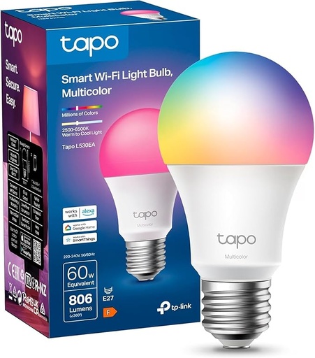 [6935364030988] Ampoule LED TAPO Connectée WiFi E27 2500K-6500K